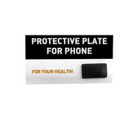 LAMARE - Placas Adhesivas de Shungita - Reducción del Estrés Electromagnético - Mejora del Bienestar - Neutralización de Energías - Fácil Aplicación (Rectangular, Pack 1)