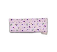 LAMARE Saco Semillas Microondas de Trigo y Lavanda 24 x 8 cm Funda Lavable 100% Algodón - Cojín Térmico Para Ojos Terapia Frío y Calor y Cólicos Bebe. (Estampado Lavanda)