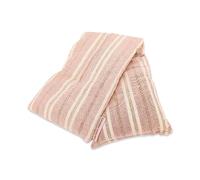 LAMARE Saco Térmico de Semillas de Trigo y Lavanda 48 x 15 cm - Funda 100% Algodón - Terapias en Frío y Calor (Rayas Horizontal Rosa)