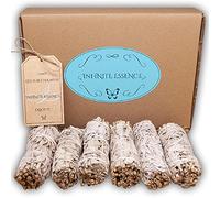 LAMARE - Salvia Californiana - Apiana - para Quemar - Pack de 6 Unidades - Recolectada de Forma 100% Artesanal y sostenible