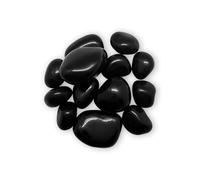 LAMARE - Turmalina Negra - Cantos Rodados - Piedras Naturales - 160 gramos (entre 10 y 16 piezas)