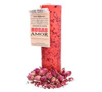 LAMARE Velón Esotérico Rosas - Amor - Atracción del Enamoramiento - Vela Esotérica Ritual Para Atraer la Pasión - Vela del Amor - Velas Artesanales con Mecha 100% Algodón Natural
