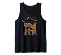 Lamassu León Alado Mesopotamia Civilización Antigua Camiseta sin Mangas