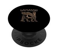 Lamassu León Alado Mesopotamia Civilización Antigua PopSockets PopGrip Adhesivo