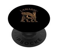Lamassu León Alado Mesopotamia Civilización Antigua PopSockets PopGrip Adhesivo
