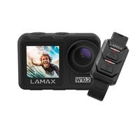 Lamax W10.2 Cámara de exterior con 4K / 60 FPS auténtico, estabilización avanzada MAXsmooth 2.0, pantalla doble, resistente al agua hasta 40 metros, Wi-Fi y aplicación móvil, hasta 4 x cámara lenta en