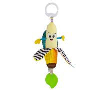 Lamaze Juguete para cochecito con clip Bea the Banana – sensorial, colores y sonidos, 0-24 meses