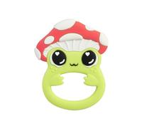 Lamaze Finlee - Mordedor de silicona para bebé, material seguro para alimentos, superficie texturizada, juego sensorial, apto para viajes, para bebés y niños pequeños, sin BPA, fácil de sostener