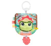 Lamaze Finlee's Look Book Baby Soft Book, libro interactivo de estaciones, páginas arrugadas, cintas de satén, juguete de mariquita masticable, alto contraste y colorido, aprendizaje sensorial, regalo