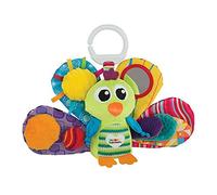 Lamaze Juguete sensorial Jacques the Peacock – Clip para cochecito y silla de paseo – 0-6 meses