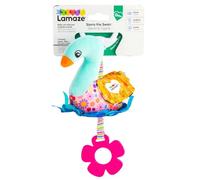 LAMAZE Mini Clip & Go Sierra The Swan, Clip on Pram and Pushchair Newborn Baby Toy, Sensory Toy for Babies Boys and Girls from 0-6 Months