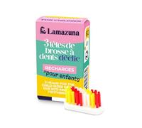 Lamazuna Kit de 3 Cabezales de Cepillo de Dientes Infantil - 6 g Lamazuna