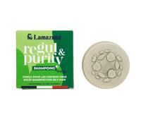 Lamazuna Solid Shampoo for Oily Hair - Natural, Organic & Vegan - Green Clay & Spirulina 70gr