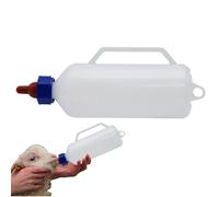Lamb Bottle - 1L Goat and Calf Milk Feeder, Thickened Livestock Milk Bottle with Silicone Nipple, Handheld or Hanging Feeder for Lambs, Goats, Calves, and Small Animals, Ideal for Feeding/Nursing