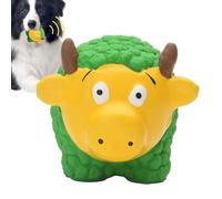 Lamb Dog Chew Toy | Interactive Dog Toy With Squeaker | Rubber Squeaky Dog Toy | Small Dog Teething Toy | Dog Teeth Cleaning Toy Interactive And Engaging Latex For Teething Dog Teeth Cleaning Toy