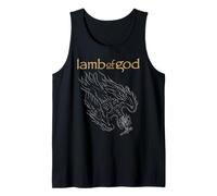 Lamb of God Ashes Bird, Gold Logo Camiseta sin Mangas