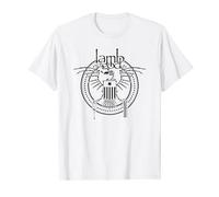 Lamb of God - Skeletal Eagle On White Camiseta
