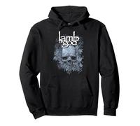 Lamb of God Vans Skull Sudadera con Capucha, Unisex para Adultos, Negro, S