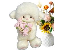 Lamb Toy - Rabbit Plush, 11.81in Lamb Stuffed Animal Soft And Huggable | Adorable Nursery Decor Cute Plushs Doll, Sheep Plush Toy For Babies, Girls, Boys, Adults, Collectors, Bedroom Decor, Gift