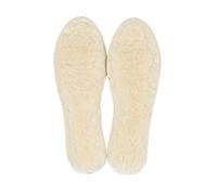 LAMBAA Natural Sheepskin Unisex Insoles, Super Warm Cozy Premium Thick Wool Fleece Sheepskin Replacement for Fall Winter Spring Season Shoes (6 Medium US), Blanco, 6 B(M) US