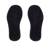 LAMBAA Plantillas naturales de tela de rizo negro, suaves, flexibles, frescas y frescas (1 par, 8 mujeres de EE. UU.)