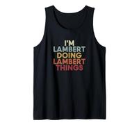 Lambert Name Lambert Personalized Name First Given Camiseta sin Mangas
