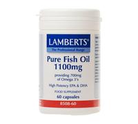 Lamberts Aceite de pescado puro 1100 mg 60 cápsulas