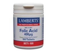 Lamberts Acido Folico 400ug - 100 Tabletas