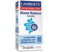 Lamberts Biome Balance Everyday - 10 mil millones de UFC - con Lactobacillus Acidophilus y Bifidobacterium Bifidum - 30 cápsulas