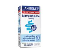 Lamberts Biome Balance Everyday | 30 Cápsulas DR | Apto para Veganos | 10.000 Millones Bacterias | L. Acidophilus y B. Bifidum | Sustituye a Acidophilus Extra 10 | Calidad Farmacéutica GMP