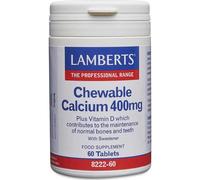 Lamberts Calcio Masticable 400 Mg 60 caps