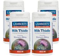 Lamberts Cardo Mariano 6250mg (200mg Silimarina) 4x90 Comprimidos