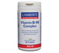 Vitamina B-100 Complex 60 tabletas - Lamberts
