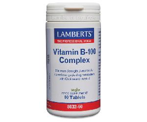 Lamberts Complejo de Vitaminas B-100 60 Tabletas