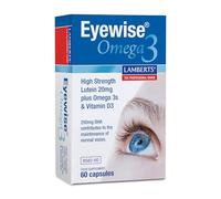Lamberts Eyewise Omega 3 | DHA, Luteína, Zeaxantina y Vitamina D3 | Visión Normal | 60 Cápsulas | 60 Días | Calidad Farmacéutica GMP