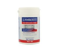 Lamberts FEMA45+ Multivitamínico Mujer 45+ | 180 Tabletas | 28 Nutrientes | Calcio, Magnesio, Vitamina D, K, B6, C y Zinc | Energía, Sistema Inmunitario y Función Hormonal | Calidad Farmacéutica GMP