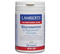 Lamberts Glucosamina con Fitodroitina™ | Alternativa Vegetal a la Condroitina con MSM y Extractos Vegetales | Alta Potencia | 120 Tabletas | 40 Días de Suministro | Calidad Farmacéutica GMP