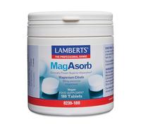 Lamberts MagAsorb Citrato de Magnesio 150 mg | 180 Tabletas | Absorción Clínicamente Superior | Apto Veganos | Calidad Farmacéutica GMP