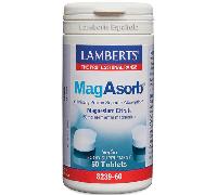 Lamberts MagAsorb Citrato de Magnesio 150mg 60 Tabletas