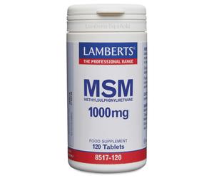 Lamberts MSM 1000mg 120 Tabletas