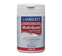 Lamberts Multi-Guard® | 90 Tabletas | Apto para Veganos | Sin Gluten | Sin OGM | 28 Nutrientes + Extractos ORAC | Vitamina D3 Vegetal | Una al Día para Adultos | Calidad Farmacéutica GMP