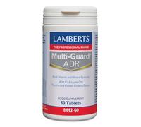Lamberts Multi-Guard ADR | Multivitamínico con Ginseng Coreano, Rhodiola, CoQ10 y Taurina | Vitaminas y Minerales de Alta Potencia | 60 Tabletas | Calidad Farmacéutica GMP