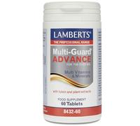 Lamberts Multi-Guard Advance | Multivitamínico y Minerales para Mayores de 50 Años | Con Luteína y Extractos Vegetales | 60 Tabletas | Calidad Farmacéutica GMP