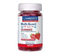 Lamberts Multi-Guard® Niños 4+ | 60 Gominolas | Sin Azúcares Añadidos ni Edulcorantes | Apto para Vegetarianos | Vitaminas y Minerales | Inmunidad, Cognición y Energía | Calidad Farmacéutica GMP