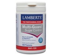Lamberts Multi-Guard Sugar Control | Multivitamínico con Cromo, Magnesio y Canela | Energía y Metabolismo de la Glucosa | 120 Tabletas | 60 Días | Calidad Farmacéutica GMP