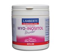 Lamberts Myo-Inositol en Polvo 100% Natural | 200gr - 50 dias | Altamente Soluble | Incluye Cucharilla | Apto Veganos | Calidad Farmacéutica GMP