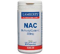 Lamberts NAC (N-Acetil Cisteína) 300 mg 90 Cápsulas