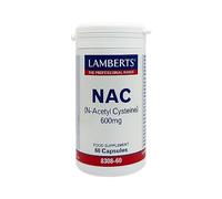 Lamberts Nac N-Acetil Cisteina 600Mg, Blanco, 60 Unidades, 80 Gramos