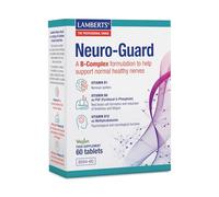 Lamberts Neuro-Guard | 60 Tabletas | Apto para Veganos | Sin Gluten | Sin OGM | Complejo B Sistema Nervioso | B1 100 mg + B6 P5P 12 mg + B12 Metilcobalamina 1000 µg | Calidad Farmacéutica GMP