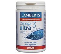 Complemento Alimenticio De Aceite De Pescado Ultra Puro Omega 3, En Cápsulas 1300Mg - Lamberts Omega 3 Ultra Pure Fish Oil 1300Mg 60 uds.